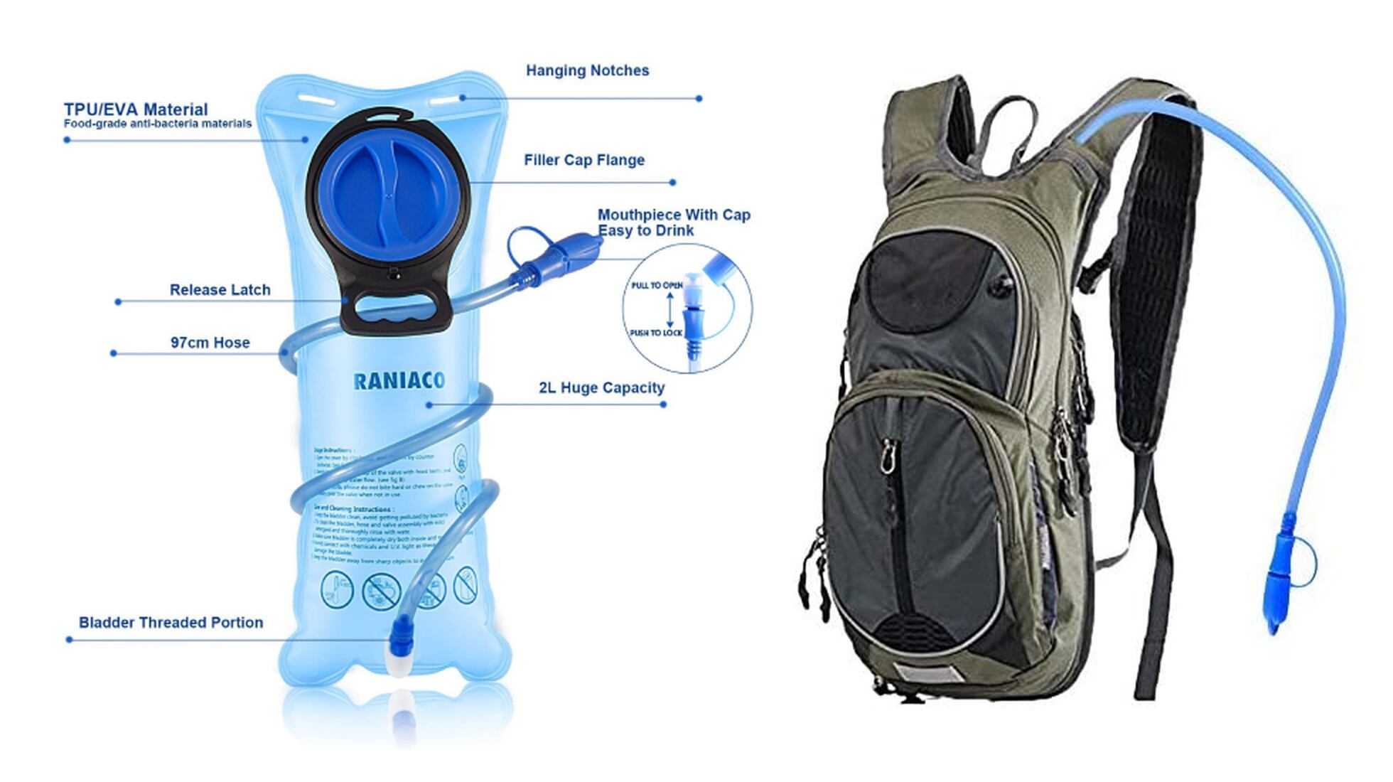 Espejismo cocaína frío La bolsa de hidratación más vendida en Amazon para llevar en la mochila al  hacer deporte: flexible, ligera y resistente | Escaparate: compras y  ofertas | EL PAÍS