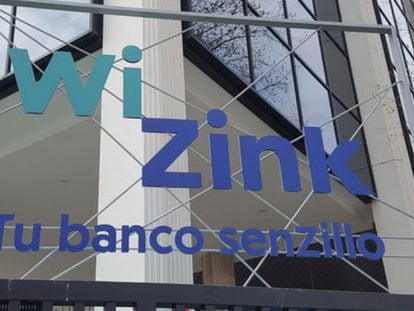 Logo de la entidad digital Wizink.