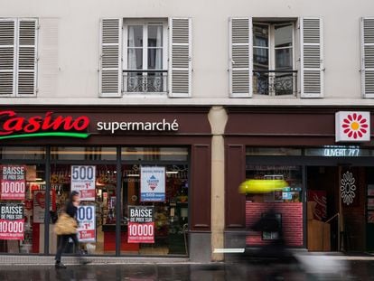 Un supermercado en París.