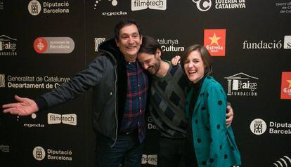 Els directors Agustí Villaronga, Carlos Marquis i Carla Simón.