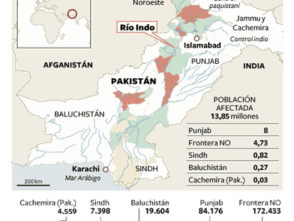 Las inundaciones en Pakistán