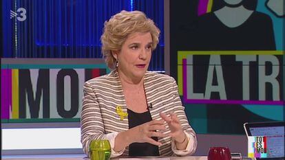 Pilar Rahola en el programa 'Tot es mou' de TV3.