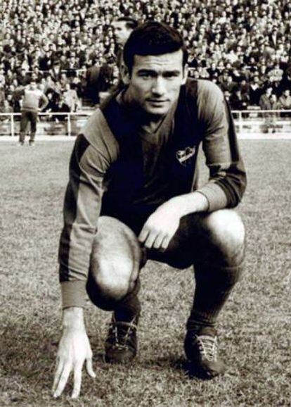 Antonio Calpe, jugador del Levante en los sesenta.
