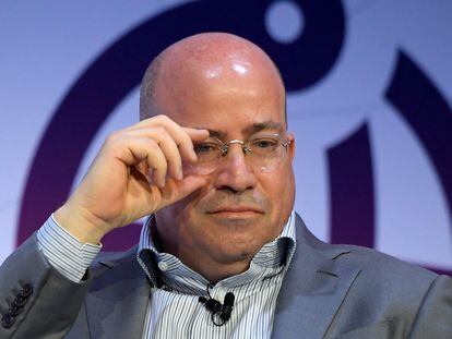 El presidente de CNN, Jeffrey Adam Zucker, en el Mobile World Congress (MWC) en Barcelona, 2018.