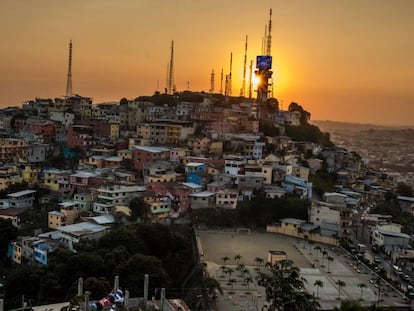 Imagen aérea de Guayaquil (Ecuador).