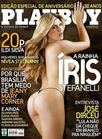 Portada de un ejemplar de la edición brasileña de la revista 'Playboy'