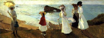 'Paseo del faro de Biarritz' (1906), de Joaquín Sorolla.