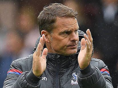 Frank de Boer, al final de su &uacute;ltimo partido como entrenador del Crystal Palace.