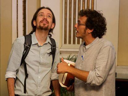 Pablo Iglesias, con el alcalde de C&aacute;diz, Jos&eacute; Mar&iacute;a Gonz&aacute;lez, &#039;Kichi&#039;.