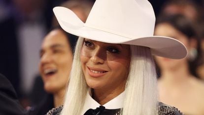 Beyoncé, en los premios Grammy celebrados en Los Ángeles, California, el 4 de febrero.