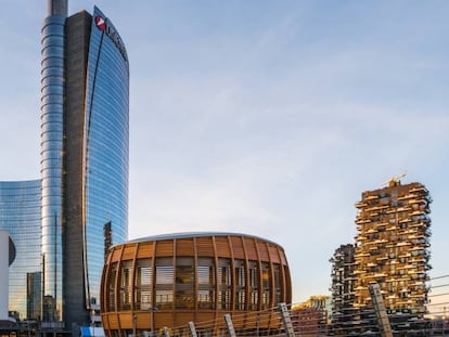 Torre de Unicredit en Mil&aacute;n (Italia). 