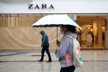 Imagen reciente de una tienda de Zara en Reino Unido.