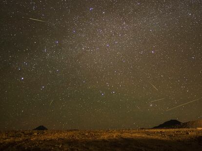 Lluvia de estrellas Oriónidas, el 17 de octubre de 2017.