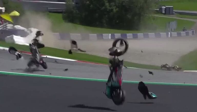 Captura del accidente.