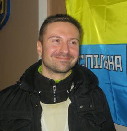 Oleksandr Daniliuk, líder opositor ucranio.