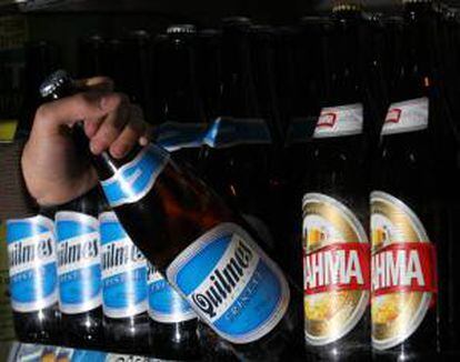 El fabricante de bebidas Ambev, que posee la marca Brahma y es dueño también de la cervecería argentina Quilmes, lideró la lista por valor de mercado de las empresas latinoamericanas en 2012. EFE/Archivo