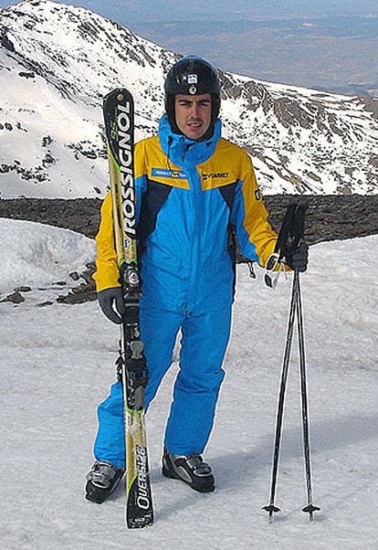 Fernando Alonso se preparó en altura esta semana en Sierra Nevada.