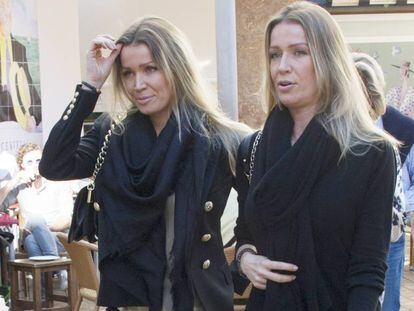 Nicole y Barbara Kimpel, en Málaga, en diciembre de 2016.