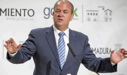Jos&eacute; Antonio Monago, presidente de Extremadura, en noviembre de 2013.