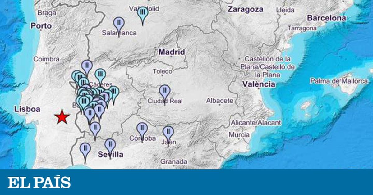 Sismo com epicentro em Portugal é sentido na Extremadura e na Andaluzia |  Política