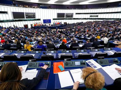Pleno del Parlamento Europeo, el pasado miércoles en Estrasburgo.