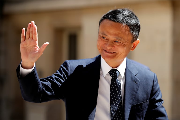 Jack Ma, fundador de Alibaba en una cumbre en París, Francia, en mayo de 2019.