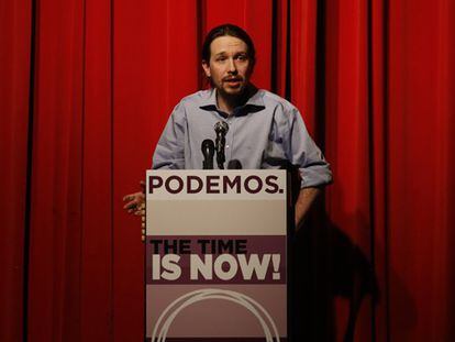 El líder de Podemos, Pablo Iglesias.