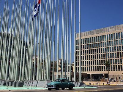Embajada de Estados Unidos en La Habana este jueves
