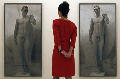 Dos fotografías de la serie <i>David</i> (2005), del colombiano Miguel Ángel Rojas.