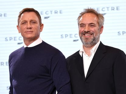 Daniel Craig i Sam Mendes, en un acte de promoció.