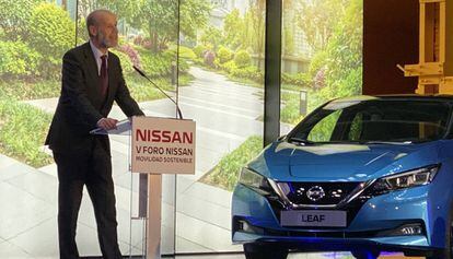 El secretario de Estado de Energía, José Domínguez Abascal, en el Foro Nissan.