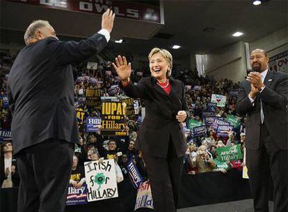 Hillary Clinton, en un acto electoral en Filadelfia celebrado el pasado martes.