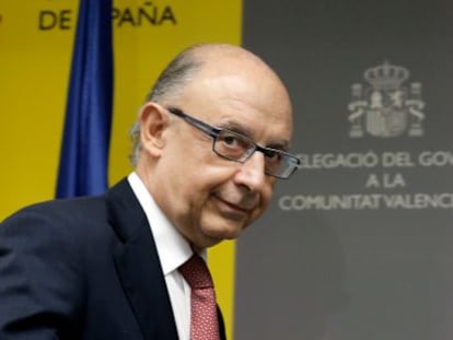 El ministro de Hacienda y Administraciones P&uacute;blicas, Crist&oacute;bal Montoro.