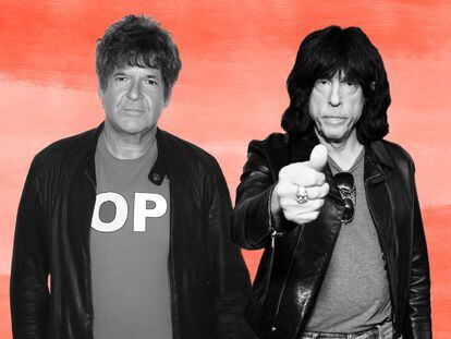 Clem Burke y Marky Ramone, que pincharán juntos en el festival ContrastIbiza el 27 de mayo.