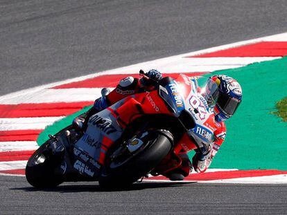 Andrea Dovizioso, durante la carrera.