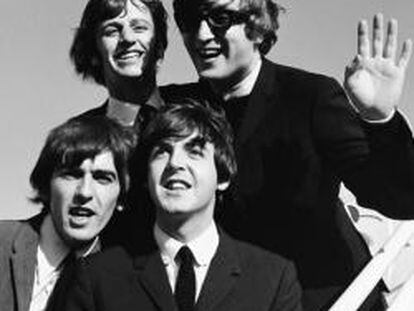 Los Beatles en la página web de Apple