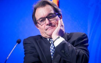 Mas, ayer, en la conferencia de prensa tras la reunión del Consejo Ejecutivo de su Gobierno.