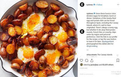 FOTO Y TEXTO DEL NYTIMES EN INSTAGRAM