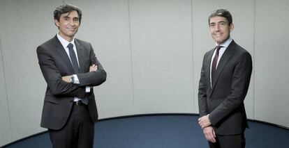 César Cid, CEO de Arca, y Domingo Mirón, presidente de Accenture en España.