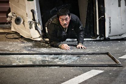 Una imagen del <i>thriller</i> de Na Hong-jin, <i>The yellow sea</i>.
