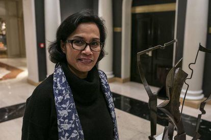 La directora gerente del Banco Mundial, Sri Mulyani Indrawati, en la entrevista con EL PA&Iacute;S. 