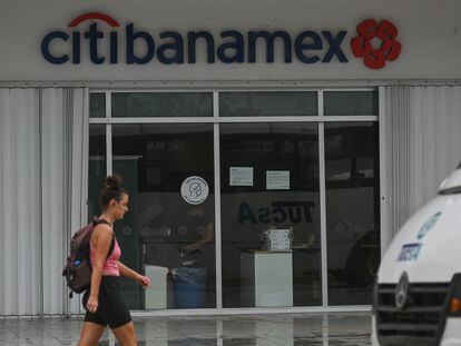 Una oficina de Citibanamex en Playa del Carmen, Quintana Roo, México.