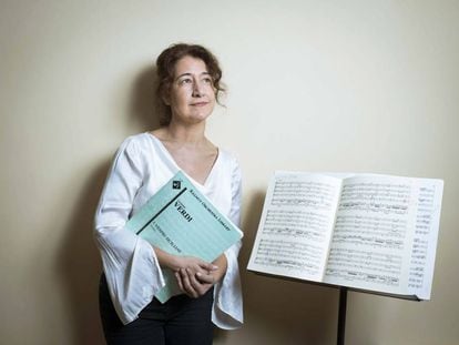 Adriana Tanus, directora de la Orquesta Joven de Madrid.