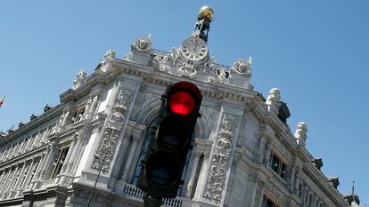 Banco de España, fotos ambiente durante el estad de alarma por coronavirus.