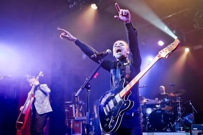 El grupo Café Tacvba durante un concierto en el 2018.