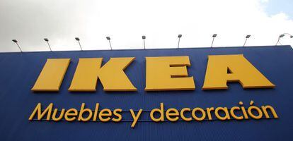 Fachada de una tienda de Ikea en Madrid.