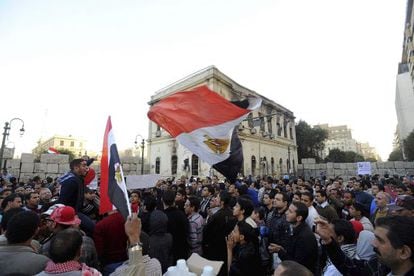 Miles de egipcios durante una manifestación en El Cairo, Egipto, el pasado 23 de diciembre.