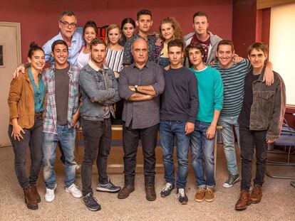 Los actores de la serie &#039;Merl&iacute;&#039;. 