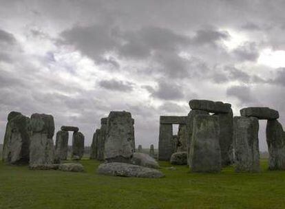 Panorámica del monumento de Stonehenge.