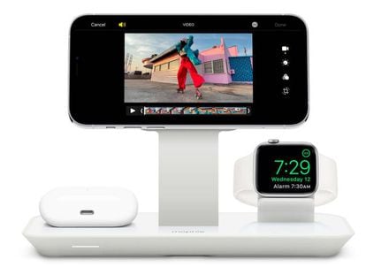 Mophie lanza una base de carga para iPhone, iPods y Apple Watch compatible con MagSafe